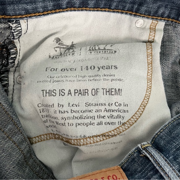 Levi’s Men’s 569 Jeans Size 36x30  100% Cotton Medium Wash - Picture 11 of 11